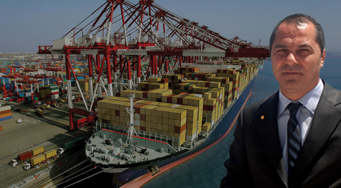İzmir limanında konteyner rekoru