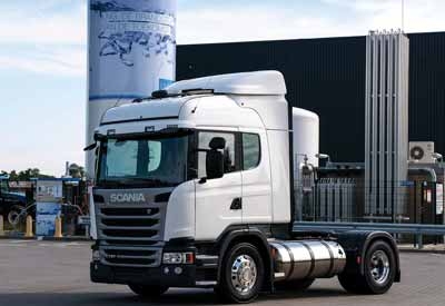 Scania doğalgazlı kamyonların satışına başladı