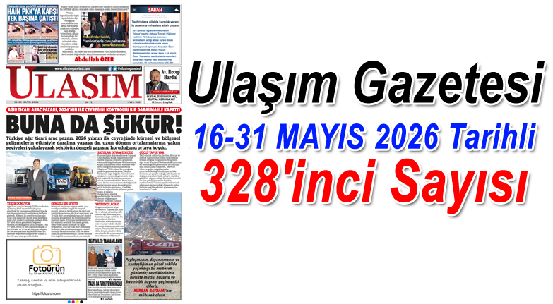 328'üncü Sayı ULAŞIM GAZETESİ