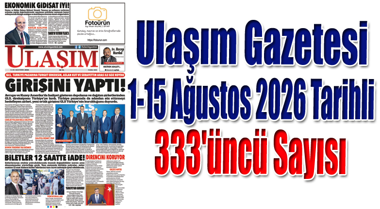 333'üncü Sayı ULAŞIM GAZETESİ